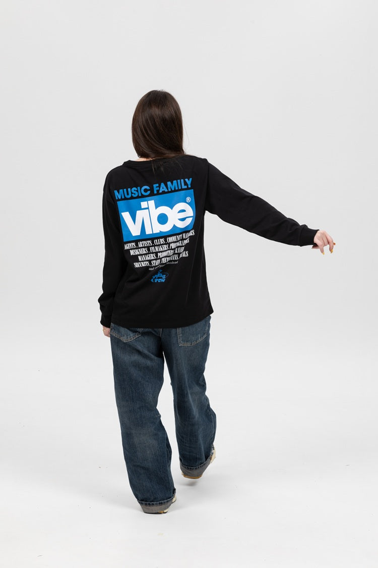 Camiseta Music Family negra
