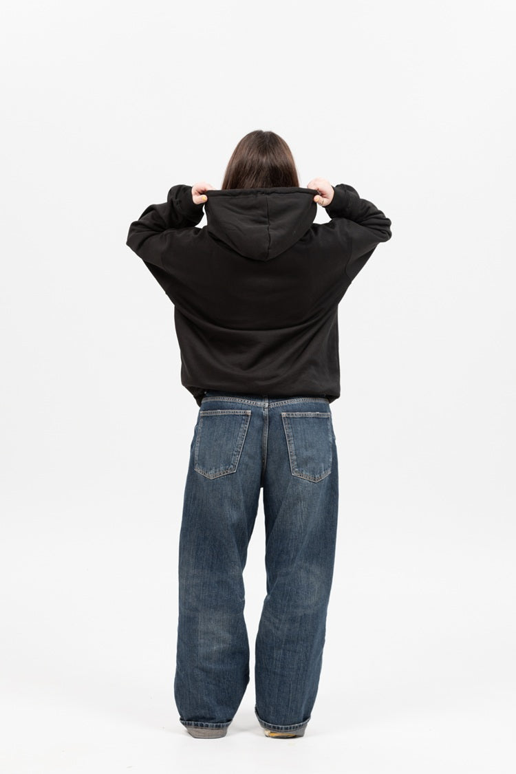 Sudadera Vibe Crew negra