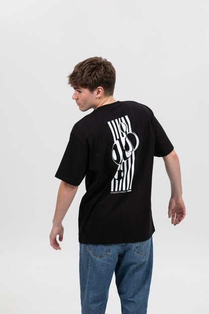 Camiseta Andrés Campo geométrico