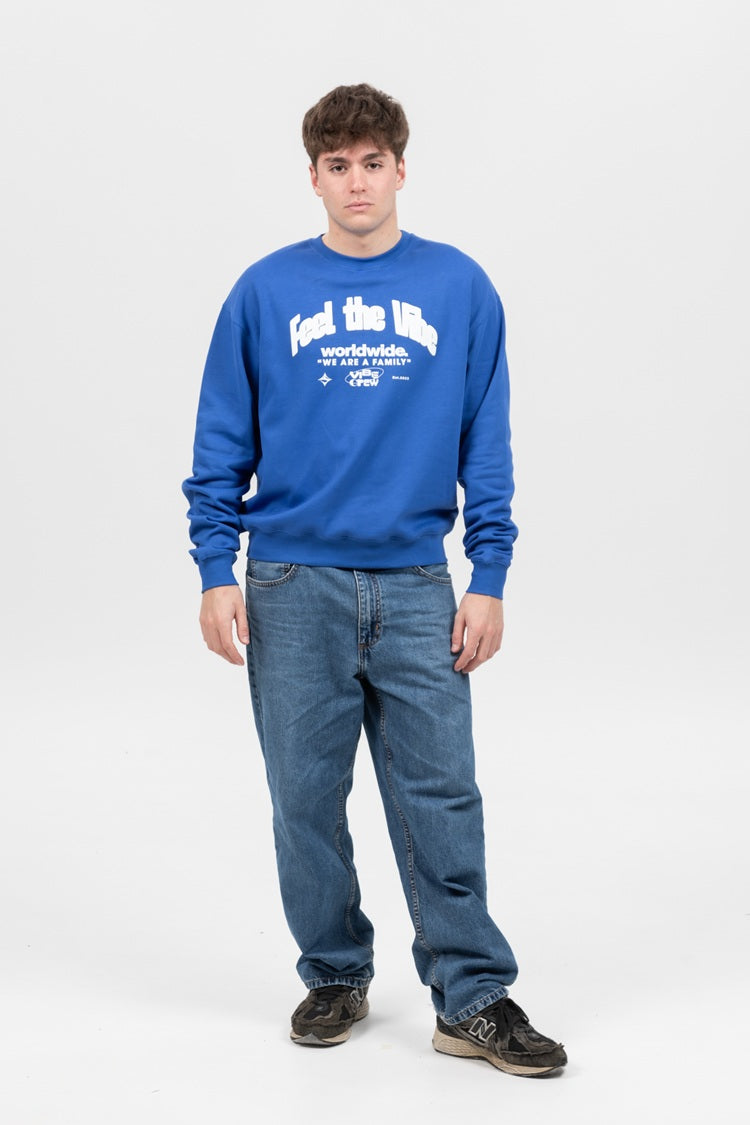 Camiseta Feel The Vibe azul