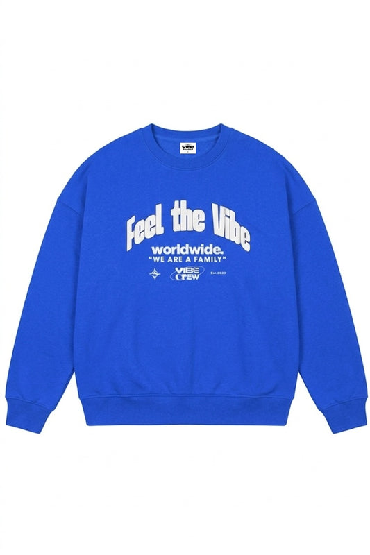 Camiseta Feel The Vibe azul