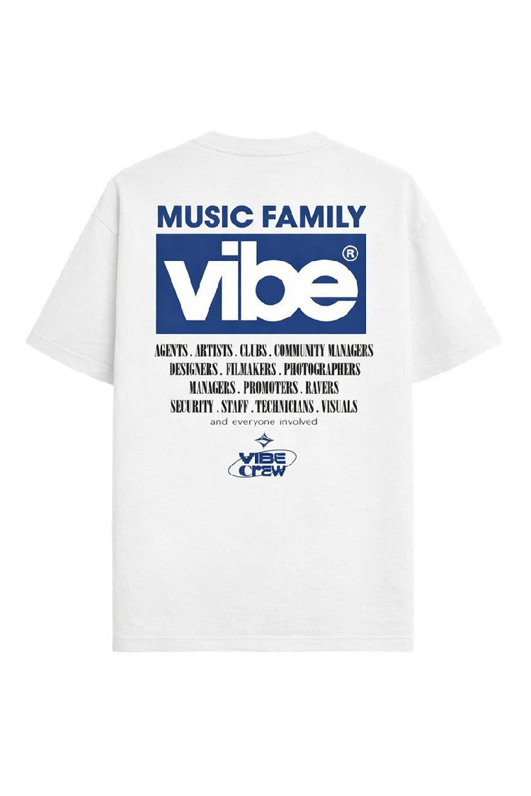 Camiseta Music Family blanca