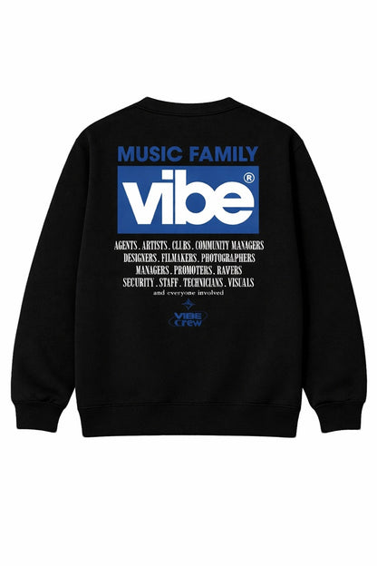Camiseta Music Family negra
