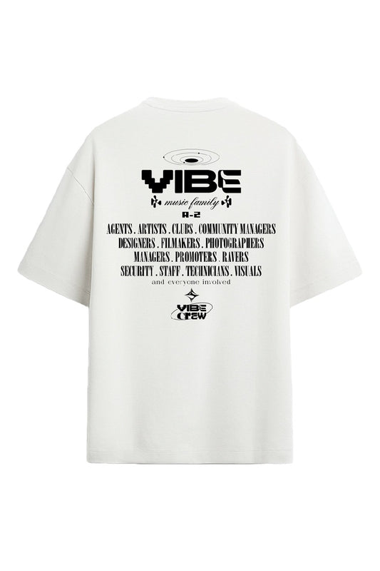 Camiseta Vibe Crew blanca