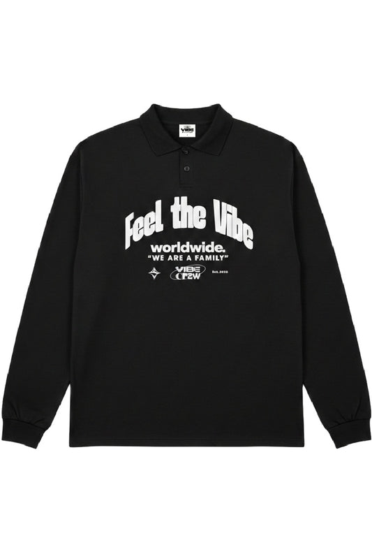 Polo Feel The Vibe negro