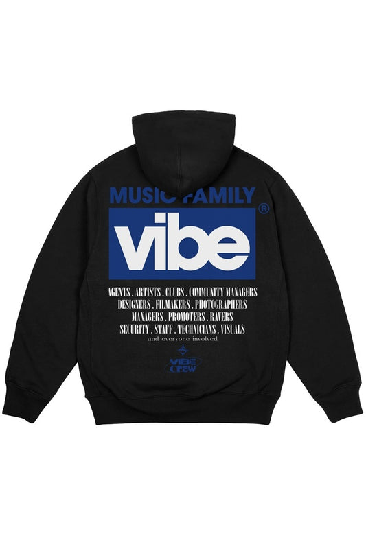 Sudadera Music Family negra